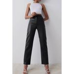 Wilfred Aritzia  The Melina Vegan Leather Pants in Black Sz. 6 Photo 2