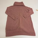 Lulus  Sweater Dress Womens Large Mauve Pink Autumn Daze Knit Cowl Neck Photo 6