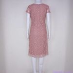 Reserved NEW lace ruffle chest short sleeve midi sheath dress, S Photo 15