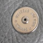 Coach F16529 Penelope Turnlock Silver Leather Satchel Photo 3