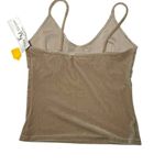 Vintage Tan Velvet Camisole spaghetti tank‎ Top medium Photo 1
