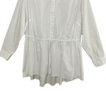 Lane Bryant ❄️3/$20 1/2-Button-Front Tie-Waist Tunic Dress Shirt, Size 18 Photo 2