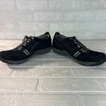 Dansko  39 Helen Sneakers Womens  8.5 9 Black Suede‎ Leather Mesh Comfort Cushion Photo 9