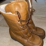Blondo Vintage Orvis Canada Brown Winter Boots‎ Womens Size 9 Lace Up Lined Crepe Sole Photo 0
