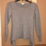 Joie Leticia B Wool Asymmetrical Sweater Grey Small Photo 2
