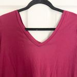 American Eagle Outfitters V-Neck Top Criss Cross Back 3/4 Sleeve L AE Photo 2