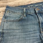 Old Navy Women's Cutoff Jean Shorts Stretch Raw Hem 2 Standard Medium Blue Denim Photo 2