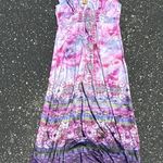 Elegant Purple and Pink Maxi Dress Small NWT Photo 0