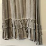 Entro Gray Ruffled Sleeveless Tank Top Photo 2