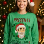 The Office “” Ugly Funny Christmas Sweater - Michael Scott Photo 0