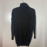 Inhabit Charcoal Grey 100% Cashmere Mock Neck Sweater Knit Mini Dress Size S Gray Photo 1