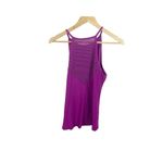 Reebok Womens Tank Top Shirt Purple Sleeveless Round Neck Breathable Yoga S Photo 1