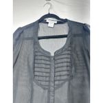 Charlotte Russe CHARLOTTLE RUSSE Women’s sheer blouse Size L black color -A32- Photo 2
