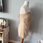 Free People  Boogie Down Linen Mini Dress Size Medium Photo 5