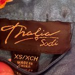 Thalia Sodi Blue Floral Silky Kimono Robe Photo 3