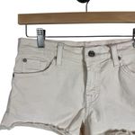 7 For All Mankind Women’s Low Rise Denim Cutoff Shorts in Pastel Pink Size 25 Photo 2