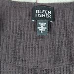 Eileen Fisher Brown Textured Pintuck Crinkle Zip Front Cardigan Jacket Women L Photo 3