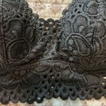 Aeropostale NWOT Aero Lace Padded Convertible Racerback Bralette Dark Grey Photo 2