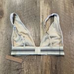 SKIMS  COTTON RIB PLUNGE BRALETTE IN
NWT HEATHER OATMEAL XS Photo 3