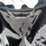 Elie Tahari Sz M Medium  Black Trench coat With‎ Rhinestone Button Detail Photo 10