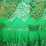 Ramy Brook  Aviana Lace Coverup Maxi Dress Size S Palm Green Photo 1