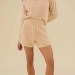 Rachel Parcell NWT COMFY  Pull On Sweater ShortS XS Bleached Sand Photo 0