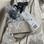 Escada Tan Belted Cropped‎ Trench utility coat jacket size 38 8 Tan Photo 6