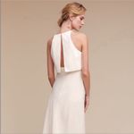 BHLDN  Jill Stuart Iva Crepe Maxi Dress Gown Ivory Size 2 Anthropologie Photo 2