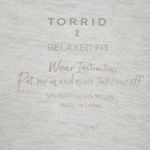 Torrid NWT Classic Fit Heritage Cotton V-neck Woman’s Plus Size Crop Tee Sz 2XL Photo 3