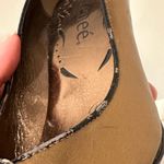 J. Renee Bronze High Heel. Square Jewel Square Toe Vintage Look Limited Sz 7. Gold Photo 11