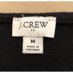 J.Crew women's Size M Sleeveless Blouse Pullover Black V-Neck Photo 7
