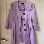Iz Byer IZ Buyer California sz M purple lite trench coat Photo 5