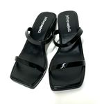 Jeffrey Campbell  Jamm-3 Jelly Black Slides Size 6 Photo 2