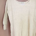 Cream Knit Sweater Beige Tan Photo 1