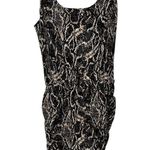 Tart BLACK WHITE SNAKESKIN PRINT BODYCON STRETCH DRESS MEDIUM Photo 1
