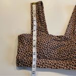 All Fenix Leopard Print Sports Bra Size Small Removable Pads Brown Photo 7