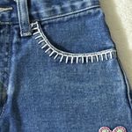 Limited Too  Denim Shorts with Pink Floral Embroidery Photo 6