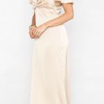 Show Me Your Mumu NWT - Rome Twist Gown color: champagne luxe satin Photo 1
