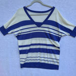 Gap Blue and White Striped Top Photo 0
