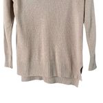 Benedetta B. Merino Wool Cashmere Turtleneck Sweater in Beige, Size XS Tan Photo 4