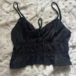 Forever 21 Black Silk Tank Top Photo 1