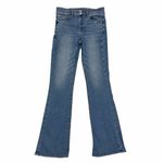 American Eagle AEO Hi-Rise Artist Flare Denim Blue Jeans Pants size 8 Long Photo 3