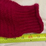 Free People All Mine Raspberry Red Oversized Alpaca Blend Sweater Womens Size XS Photo 5