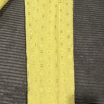 Isaac Mizrahi  New York NWT Size 2 Citron Yellow Eyelet South Hampton Crop Pants Photo 13