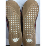 Womans Slip On Oriental Flat Shoes 10 Red Photo 5