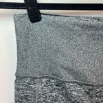 Athleta Womens Exhale Heel Tight Leggings Heather Gray High Waist Athletic Small Photo 2