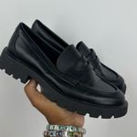 A New Day Vintage Y2K Style Black Loafers Size 6 Grunge Whimsical Photo 3