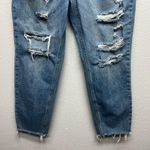 We The Free  Blossom Distressed High Rise Button Fly Raw Hem Womens Jeans Size 30 Photo 5