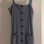 Bevello Blue Button-Front Dress Photo 1