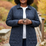 Marc New York Plus Packable Quilted Puffer Field Jacket Navy Blue Size 2X Photo 0